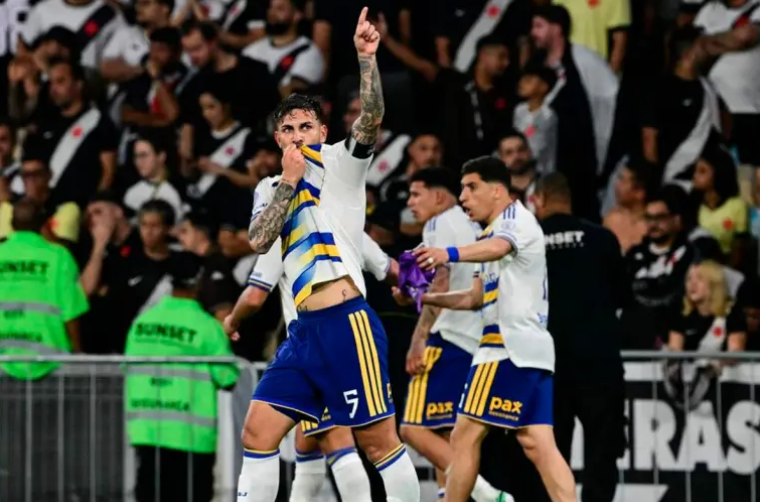 Boca Juniors venció a Vasco da Gama en Brasil y jugará la final de la Copa Sudamericana