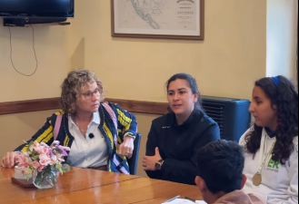 La intendente recibió y felicitó a los deportistas locales de los Juegos Juveniles Adaptados