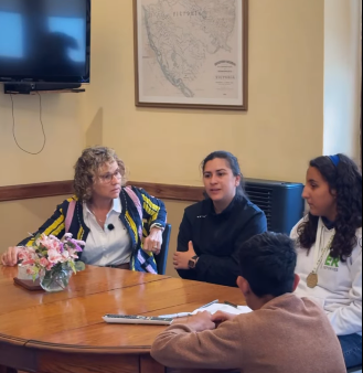 La intendente recibió y felicitó a los deportistas locales de los Juegos Juveniles Adaptados
