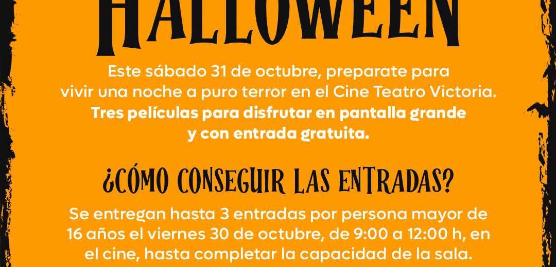 ¡Cine gratis por Halloween en Victoria!
