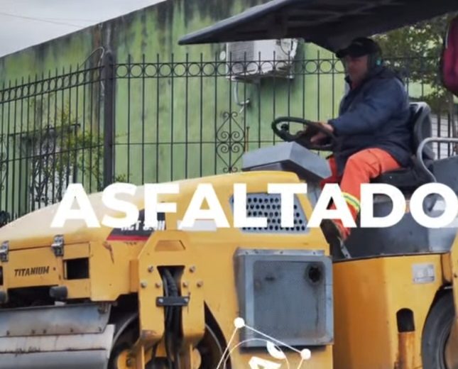 Asfaltado en calle Suipacha