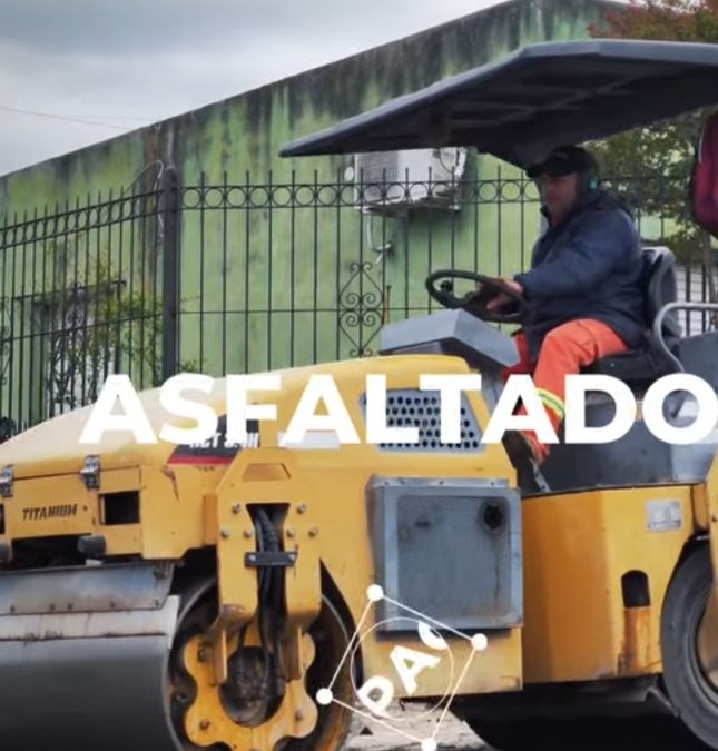 Asfaltado en calle Suipacha